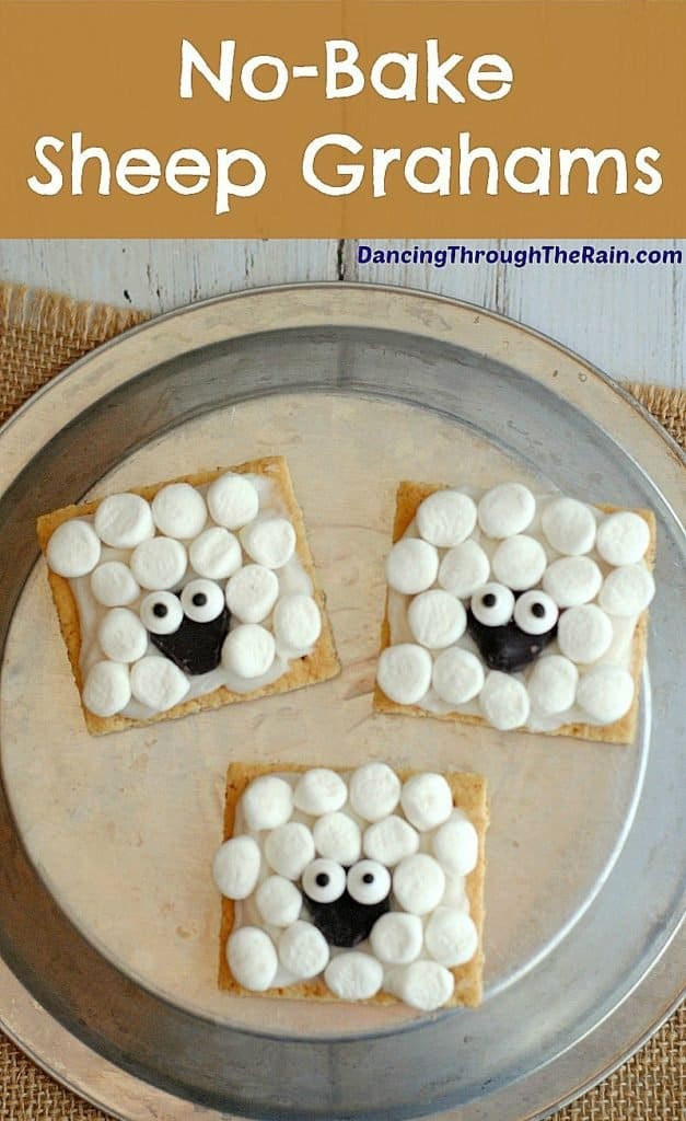 No Bake Sheep Grahams