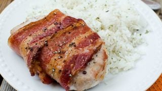Bacon Wrapped Pork Chops