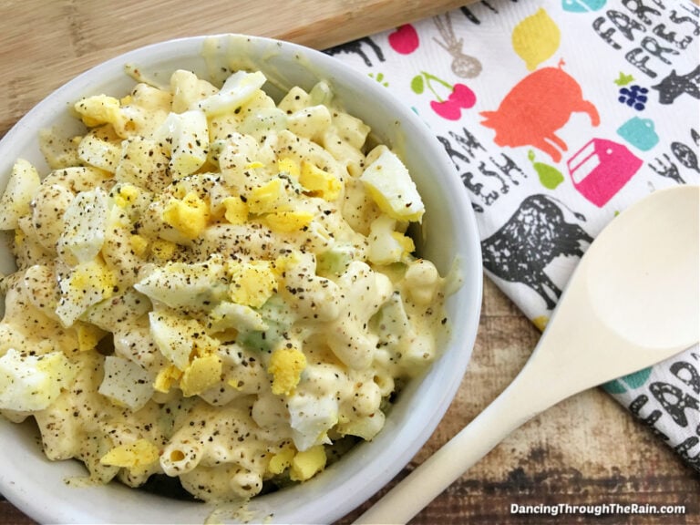 The Best Macaroni Egg Salad Dancing Through the Rain