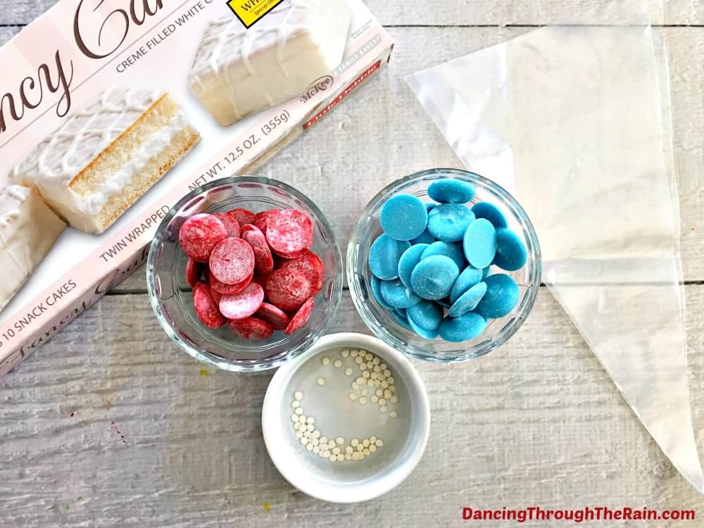 Patriotic Snack Cakes Dancing Through the Rain