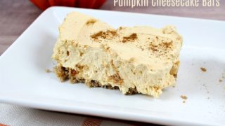 Pumpkin Cheesecake Bars