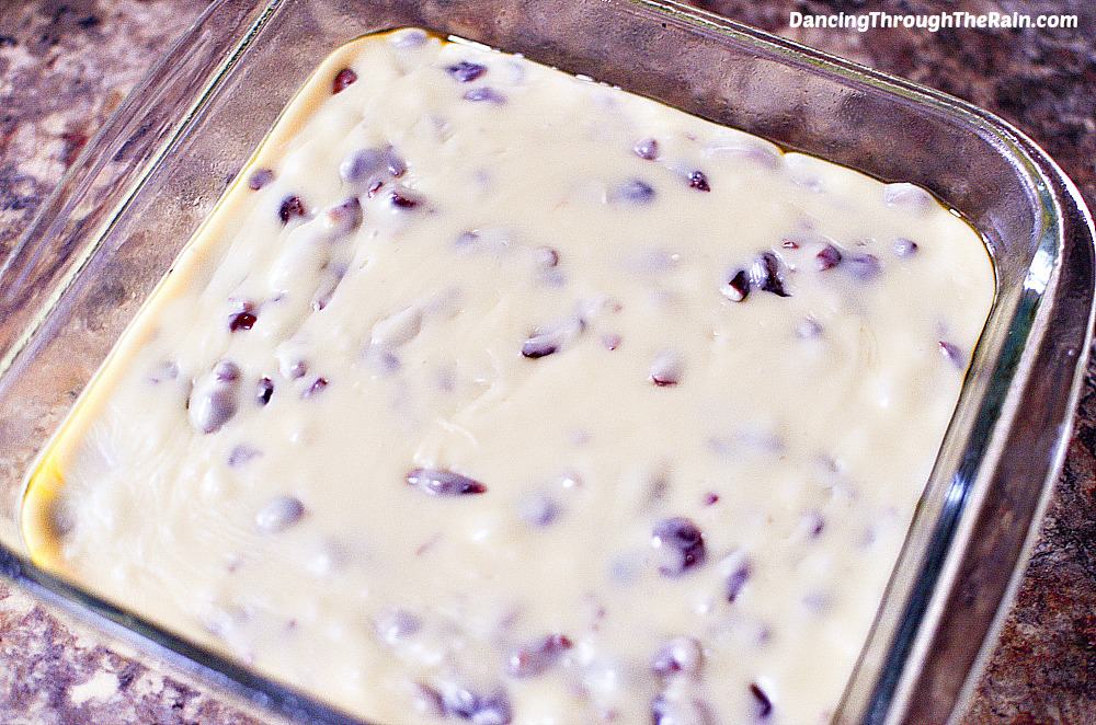 White Chocolate Cranberry Fudge