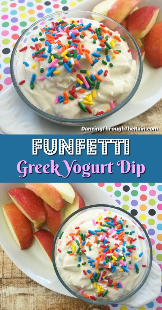 Funfetti Greek Yogurt Fruit Dip Dancing Through the Rain