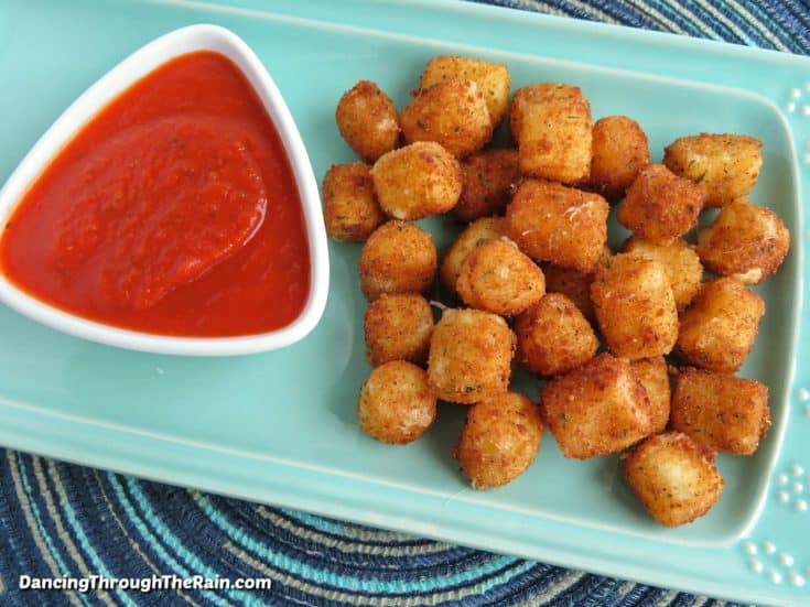 Easy Fried Cheese Bites Dancing Through the Rain