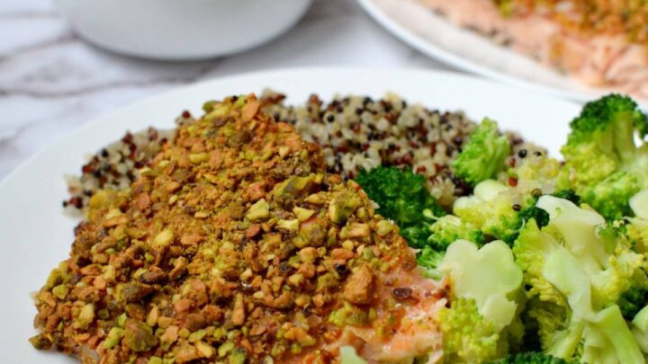 Image for Pistachio Crusted Salmon with Lemon Basil Sauce